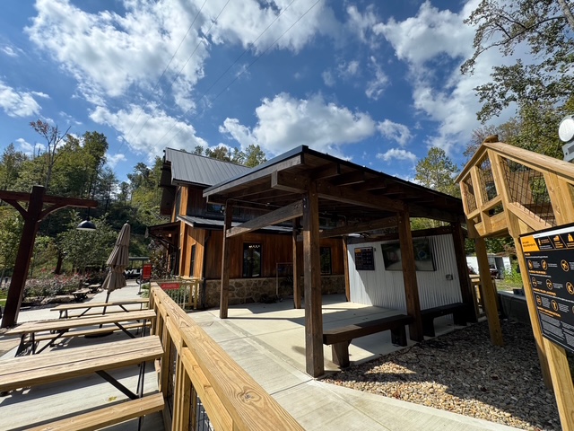 WildSide Adventure Park — heavy timber structures, East Tennessee
