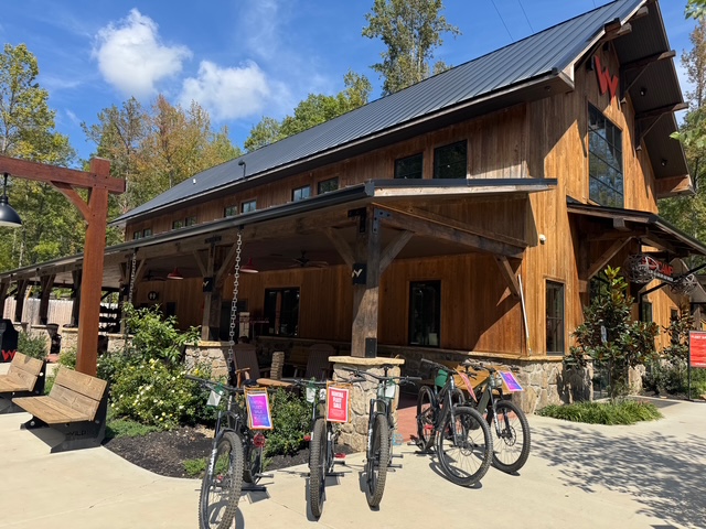 WildSide Adventure Park — heavy timber structures, East Tennessee