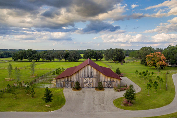 Florida Wedding Barn — timber frame event barn, Ocala, Florida