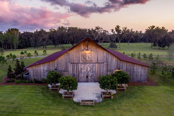 Florida Wedding Barn — timber frame event barn, Ocala, Florida