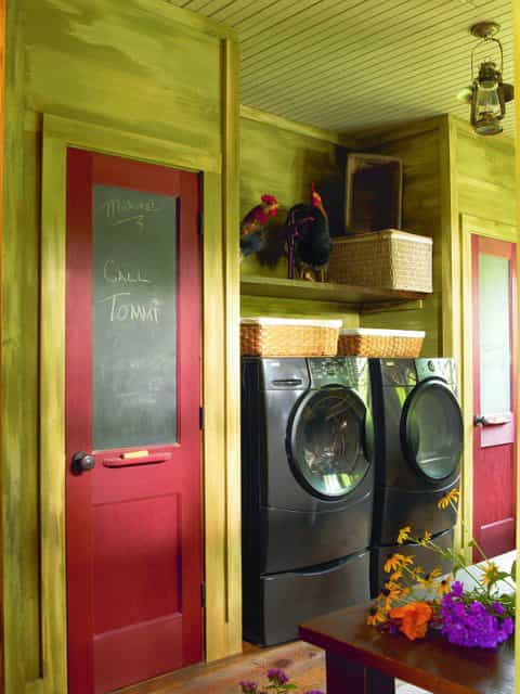 The Green Family Log Home — hand-hewn logs, aged interior finishes, Tennessee