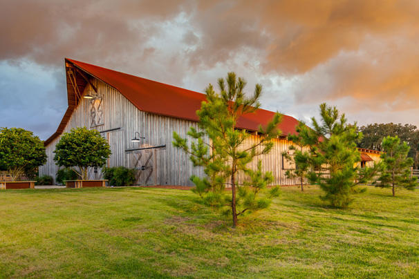 Florida Wedding Barn — timber frame event barn, Ocala, Florida