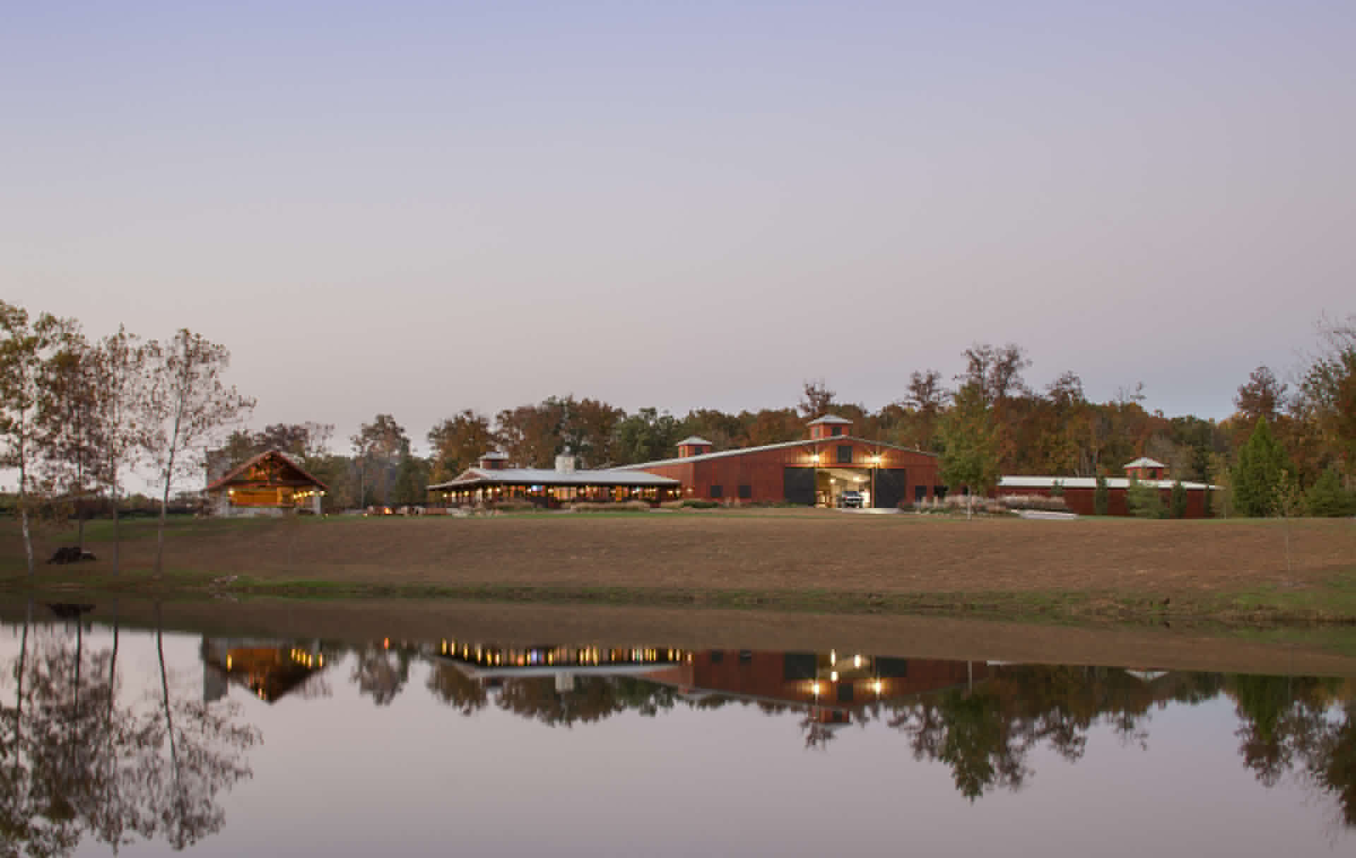 The Thompson Pavilion — Paris, Illinois · a returning-client timber frame pavilion by Hearthstone