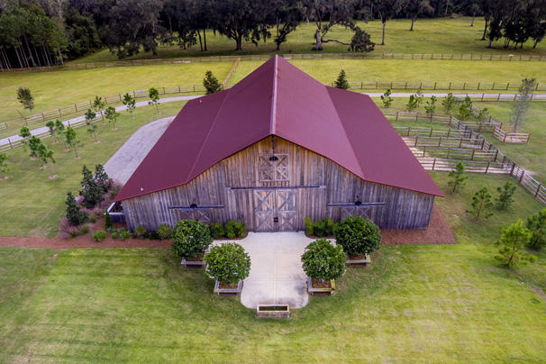 Florida Wedding Barn — timber frame event barn, Ocala, Florida