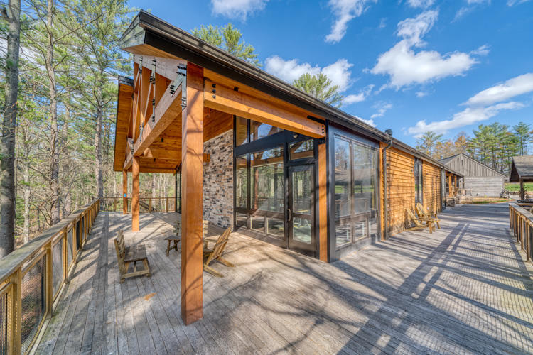 Shaver's Creek Environmental Center — mass timber & SIP field laboratory for Penn State, Petersburg, Pennsylvania