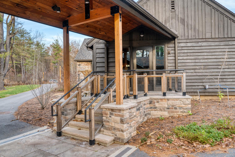 Shaver's Creek Environmental Center — mass timber & SIP field laboratory for Penn State, Petersburg, Pennsylvania