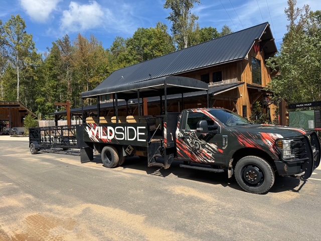 WildSide Adventure Park — heavy timber structures, East Tennessee