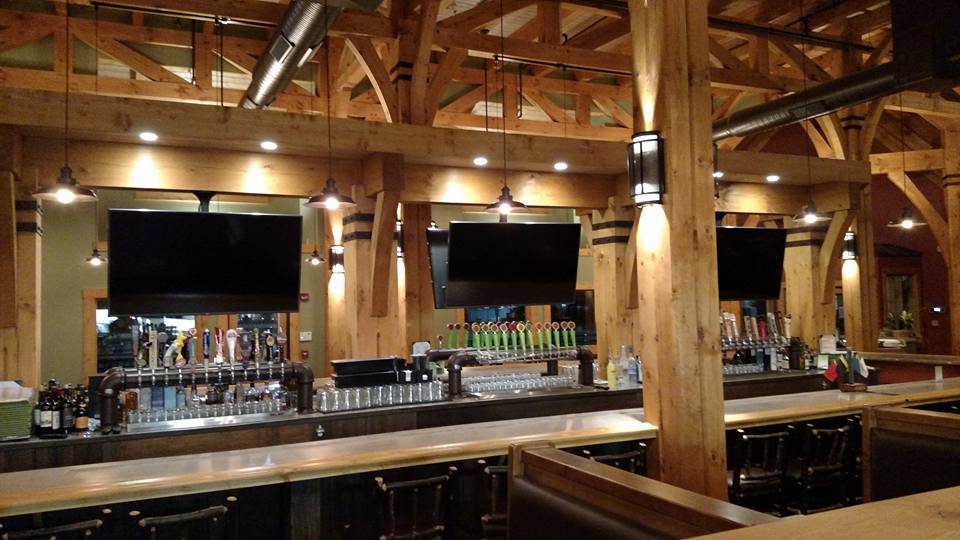Big Woods Speedway — Quaff ON! tap wall and back bar