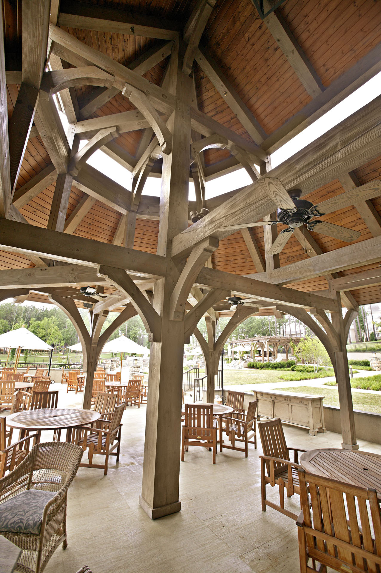 The Ritz-Carlton — Hearthstone heavy timber and log commercial program