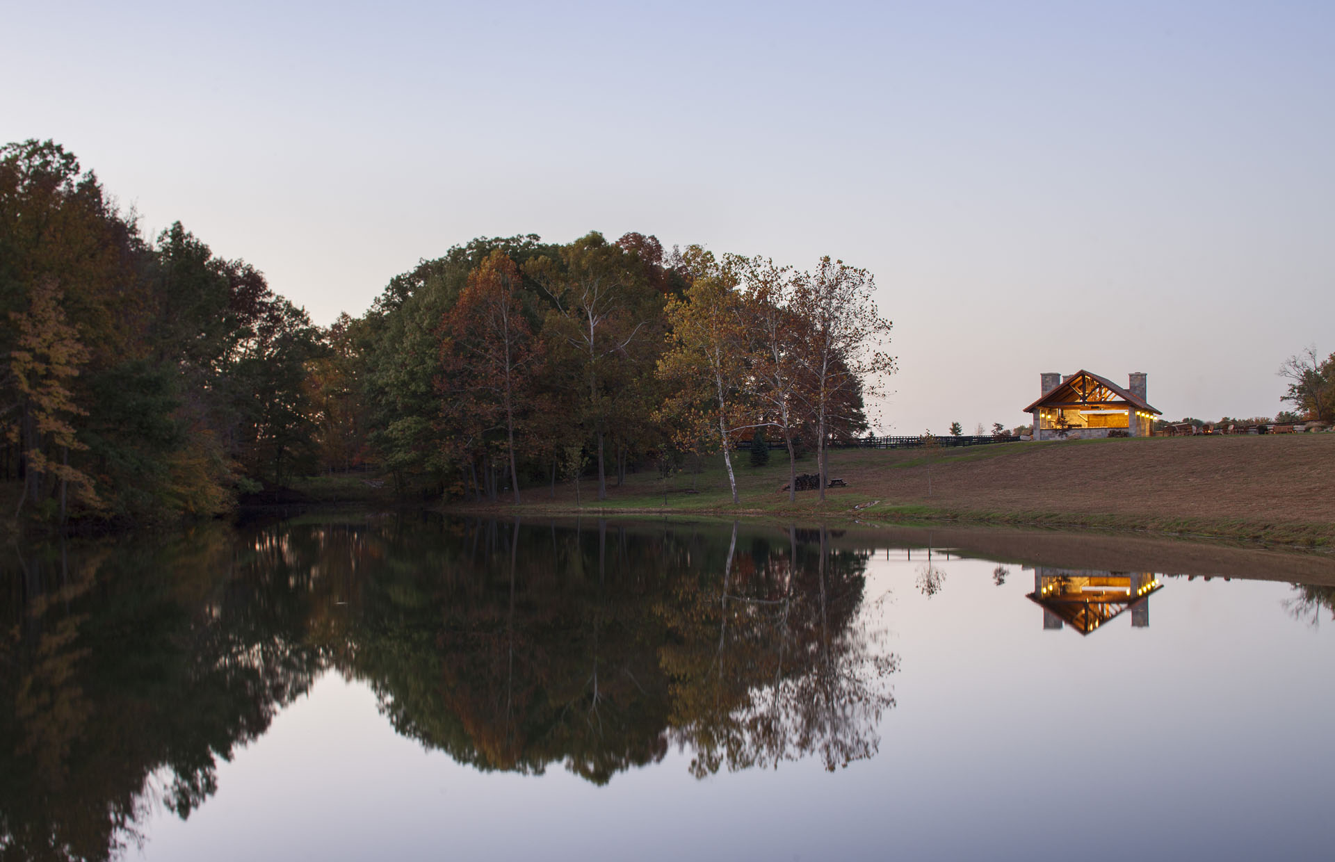 The Thompson Pavilion — Paris, Illinois · a returning-client timber frame pavilion by Hearthstone