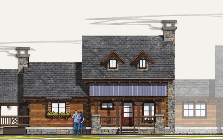 Droptine elevation rendering