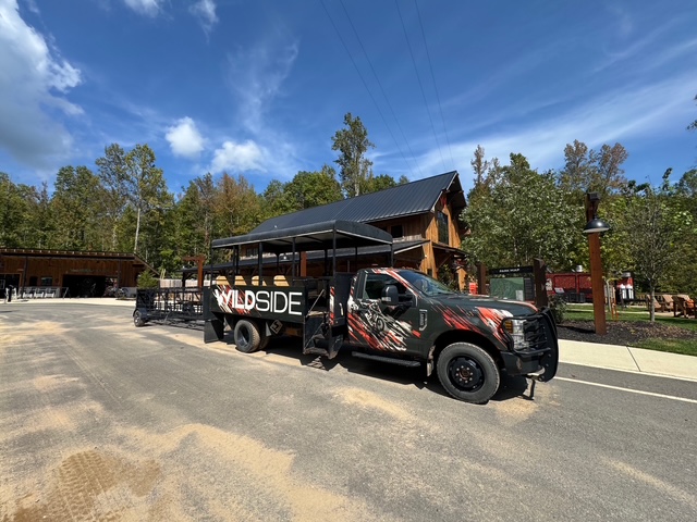 WildSide Adventure Park — heavy timber structures, East Tennessee