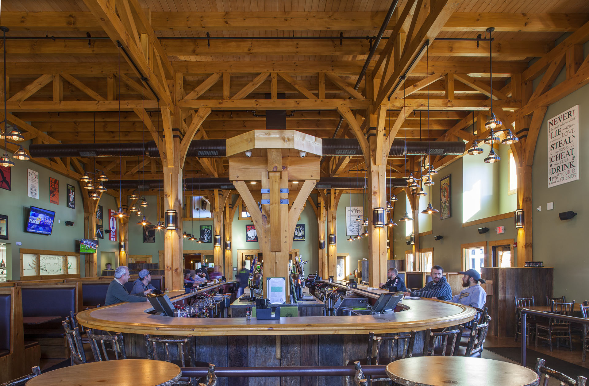 Big Woods Speedway — dining hall from the entry