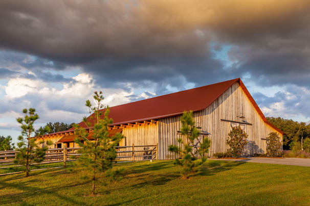 Florida Wedding Barn — timber frame event barn, Ocala, Florida