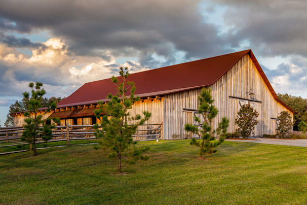 Florida Wedding Barn — timber frame event barn, Ocala, Florida