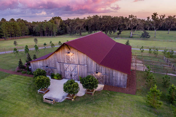 Florida Wedding Barn — timber frame event barn, Ocala, Florida