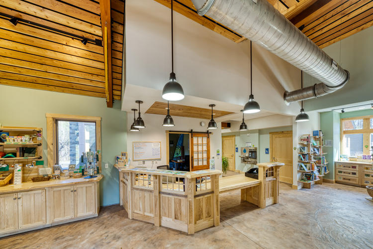 Shaver's Creek Environmental Center — mass timber & SIP field laboratory for Penn State, Petersburg, Pennsylvania