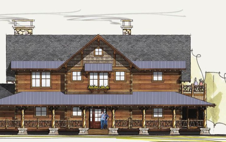 Allegheny elevation rendering