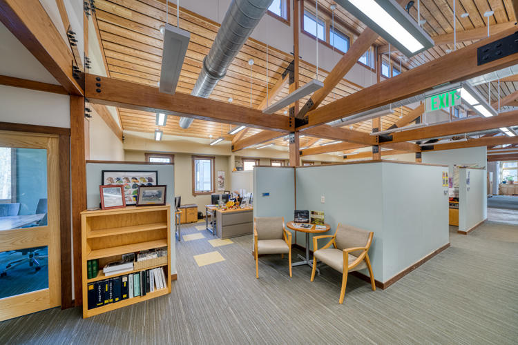 Shaver's Creek Environmental Center — mass timber & SIP field laboratory for Penn State, Petersburg, Pennsylvania