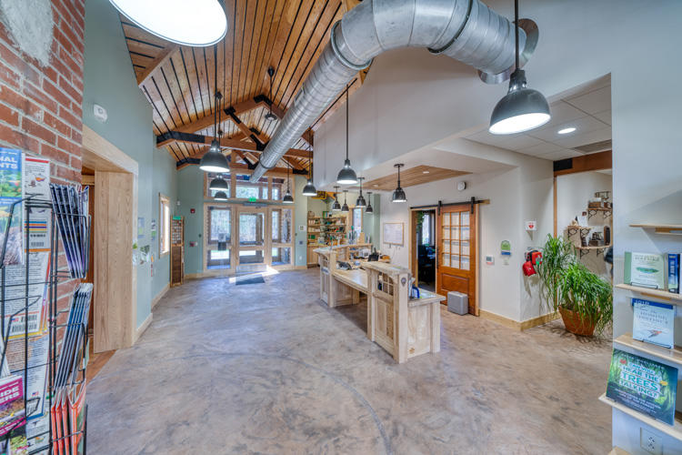 Shaver's Creek Environmental Center — mass timber & SIP field laboratory for Penn State, Petersburg, Pennsylvania