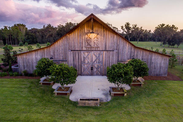 Florida Wedding Barn — timber frame event barn, Ocala, Florida