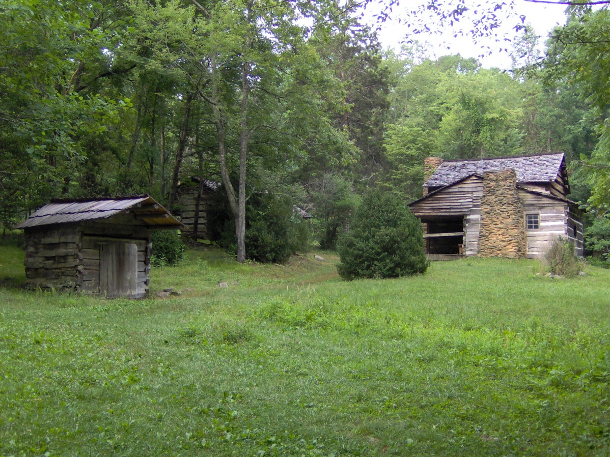 Walker Sisters Cabin — historic Appalachian log cabin