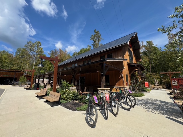 WildSide Adventure Park — heavy timber structures, East Tennessee