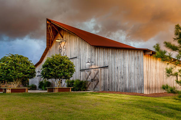 Florida Wedding Barn — timber frame event barn, Ocala, Florida