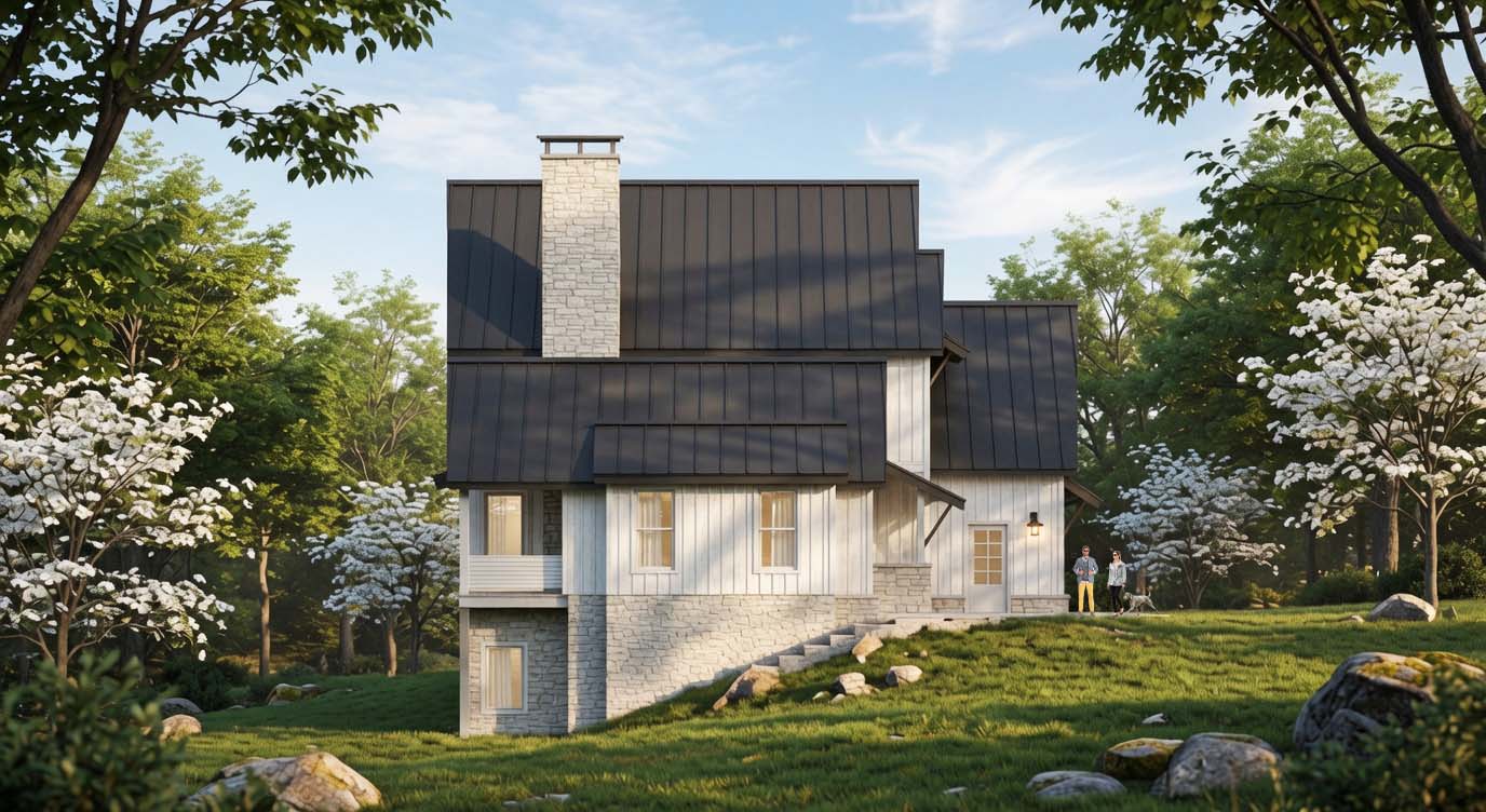 Left Elevation — White