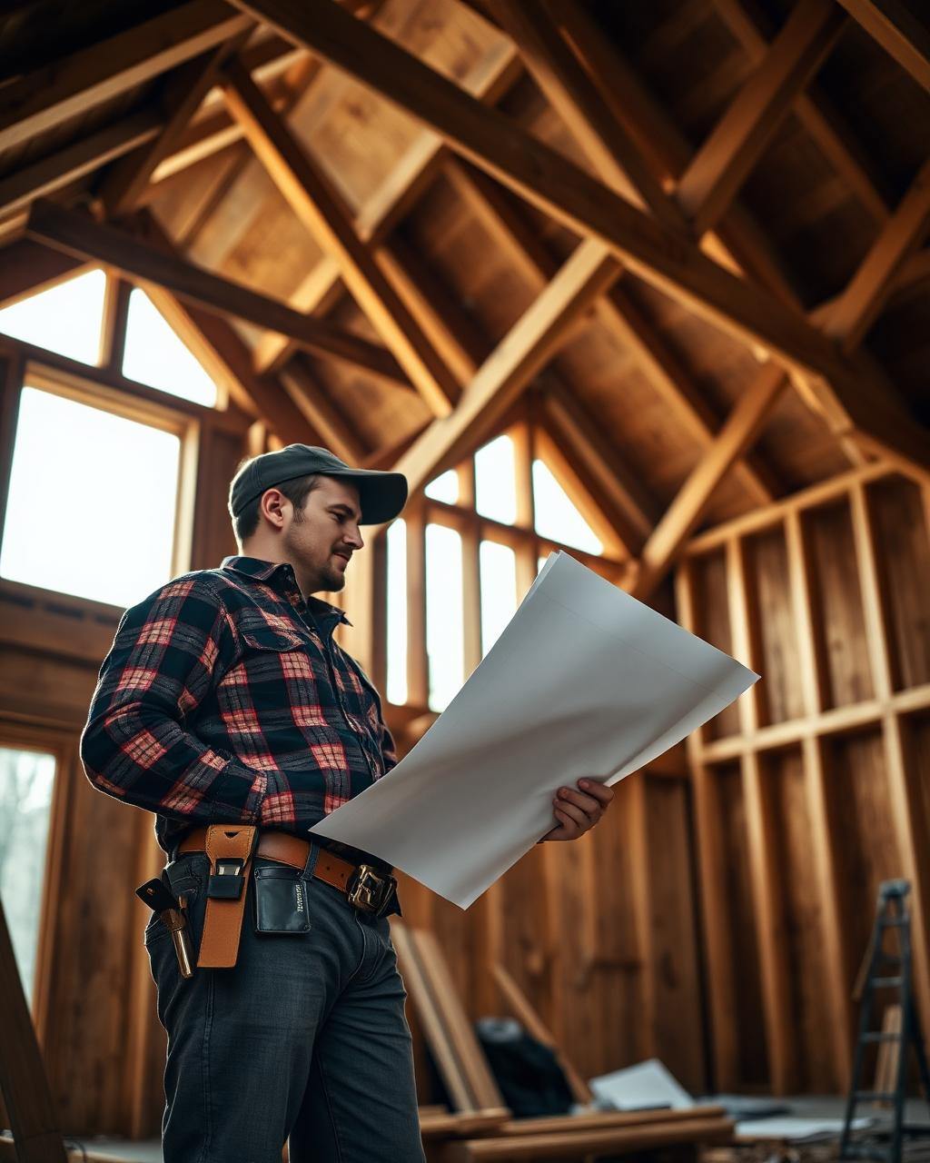 Builder finishing a Hearthstone home