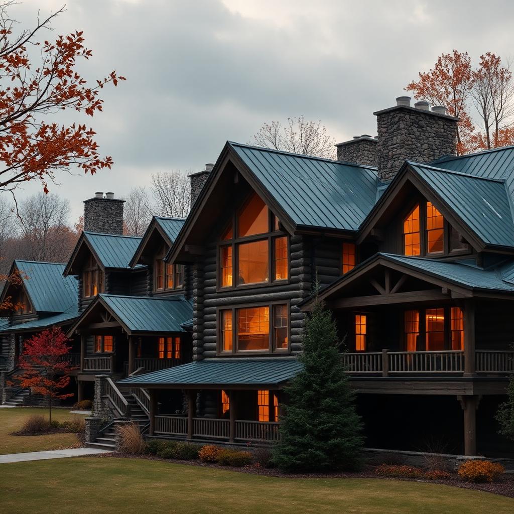 The Callahan compound in the Pocono Mountains
